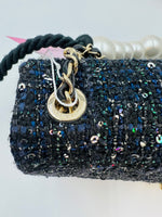 Load image into Gallery viewer, Chanel Sand by the Sea Large Pearl Handle Flap
