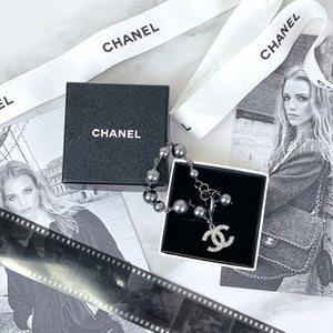 CHANEL Pearl and Crystal Bracelet