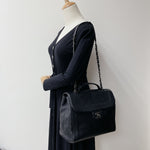 Load image into Gallery viewer, Chanel Top Handle Crossbody Satchel
