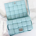 Load image into Gallery viewer, Bottega Veneta Padded Casette Sky Blue Supple Lambskin, Silver-tone Hardware
