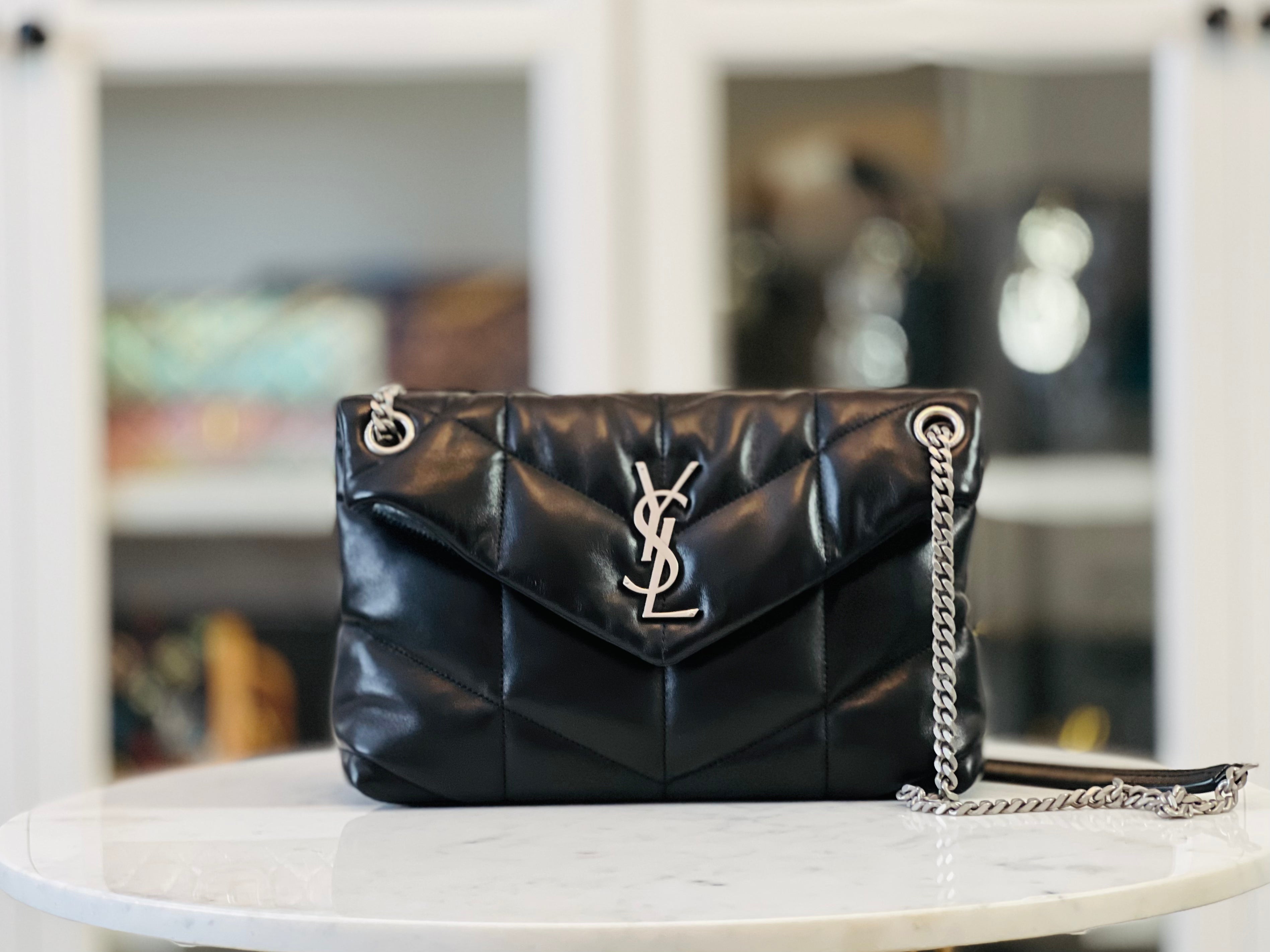 Saint Laurent Loulou Puffer Small LeidiDonna Luxe Inc