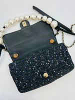 Load image into Gallery viewer, Chanel Sand by the Sea Large Pearl Handle Flap
