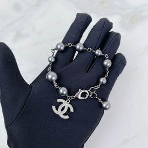 Chanel Pearl and Crystal Bracelet