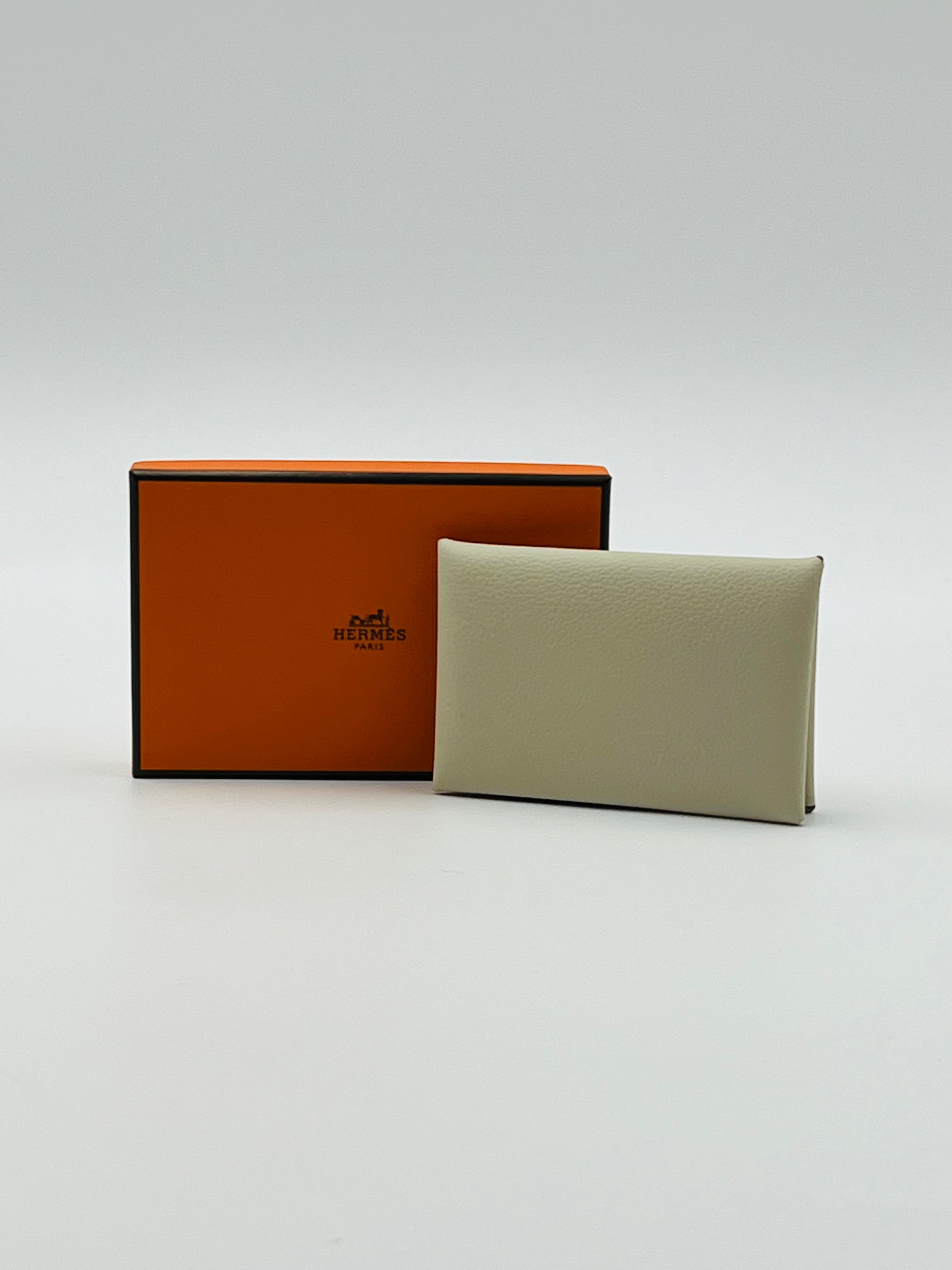 Hermes calvi card wallet