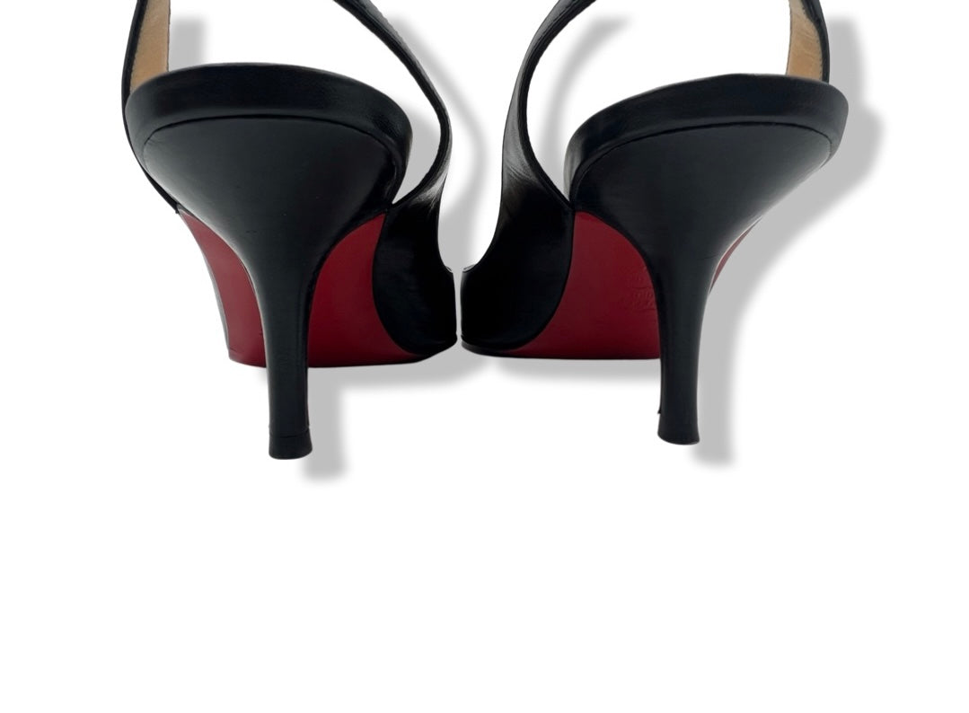 Louboutin sling back pumps