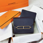 Load image into Gallery viewer, Hermes roulis slim wallet with belt loop
