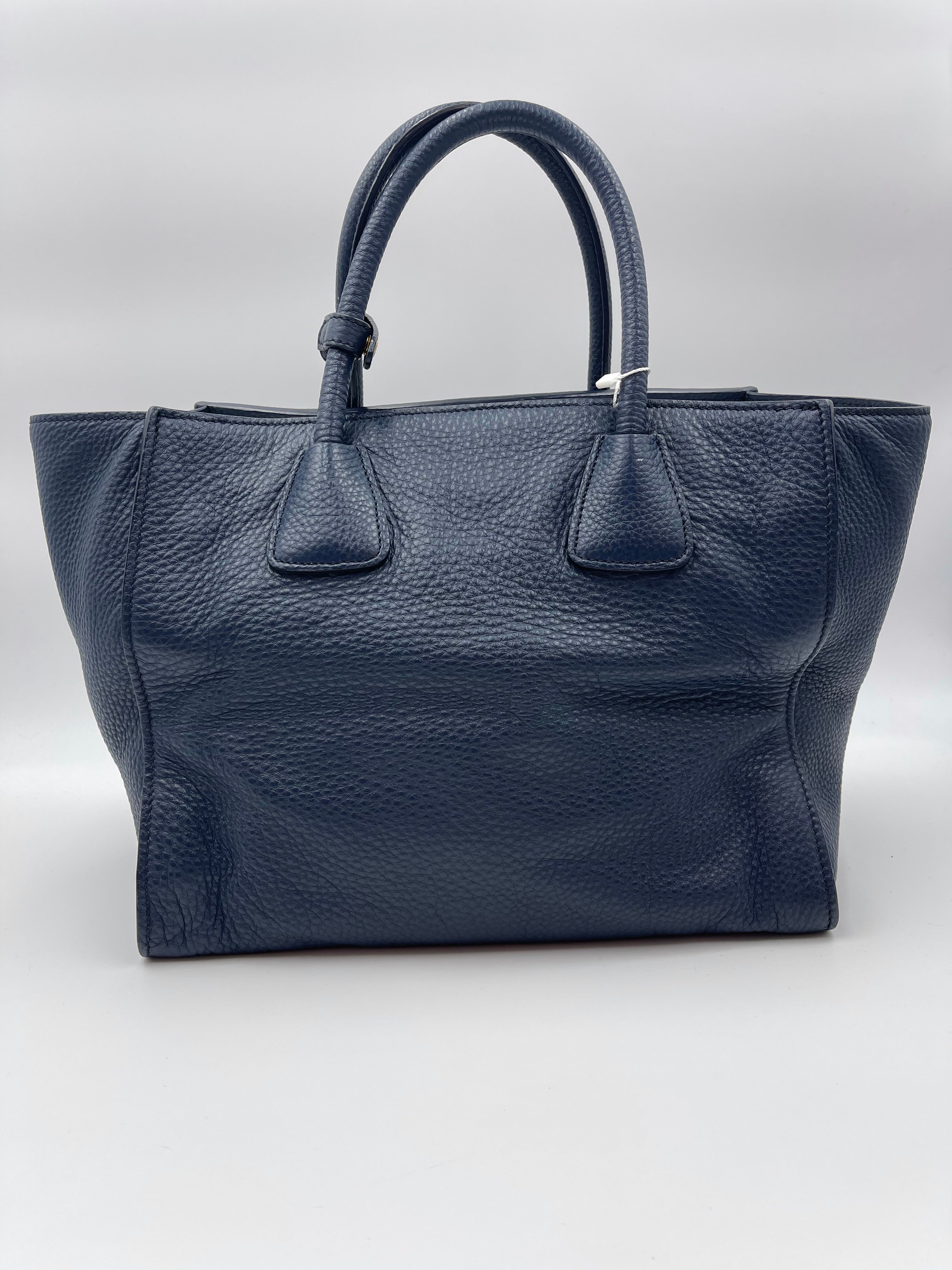 Prada Vitello Daino Shopper Tote