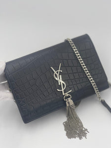 Saint Laurent Monogram Wallet on Chain