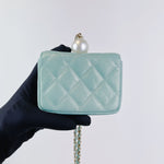 Load image into Gallery viewer, Chanel Pearl Card Wallet on Chain
