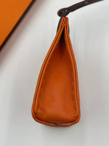 Hermes paper bag charm