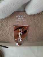 Charger l&#39;image dans la galerie, Hermes Kelly 32 Retourne Gris Tortourelle Togo Palladium Hardware
