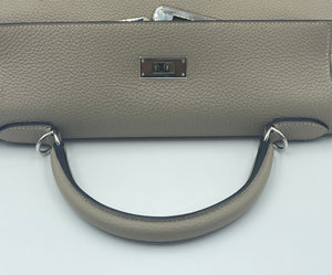 Hermes Kelly 32 Retourne Gris Tortourelle Togo Palladium Hardware