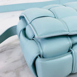 Load image into Gallery viewer, Bottega Veneta Padded Casette Sky Blue Supple Lambskin, Silver-tone Hardware
