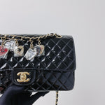 Load image into Gallery viewer, Chanel Valentine Charms Medium Flap
