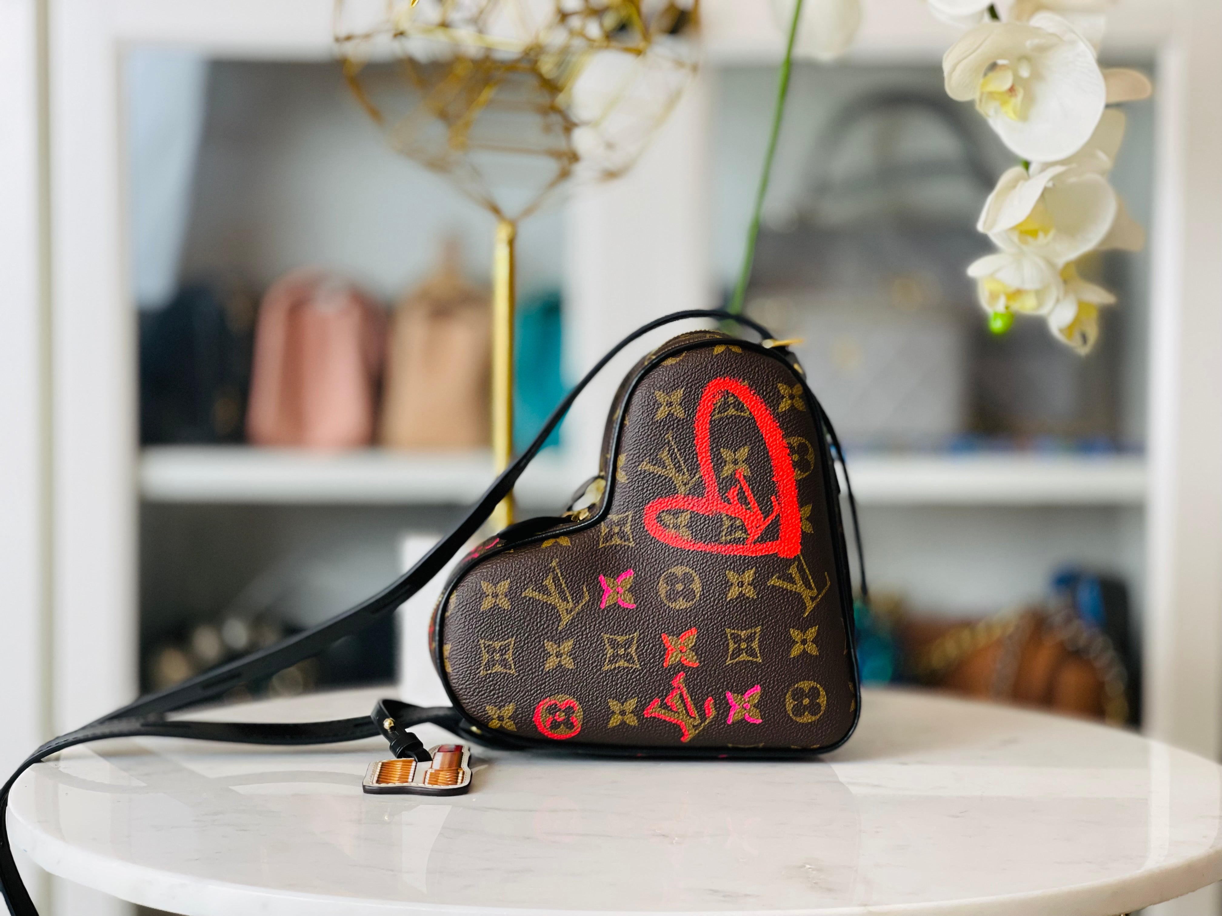 Louis Vuitton Limited Edition Sac Coeur Heart Bag