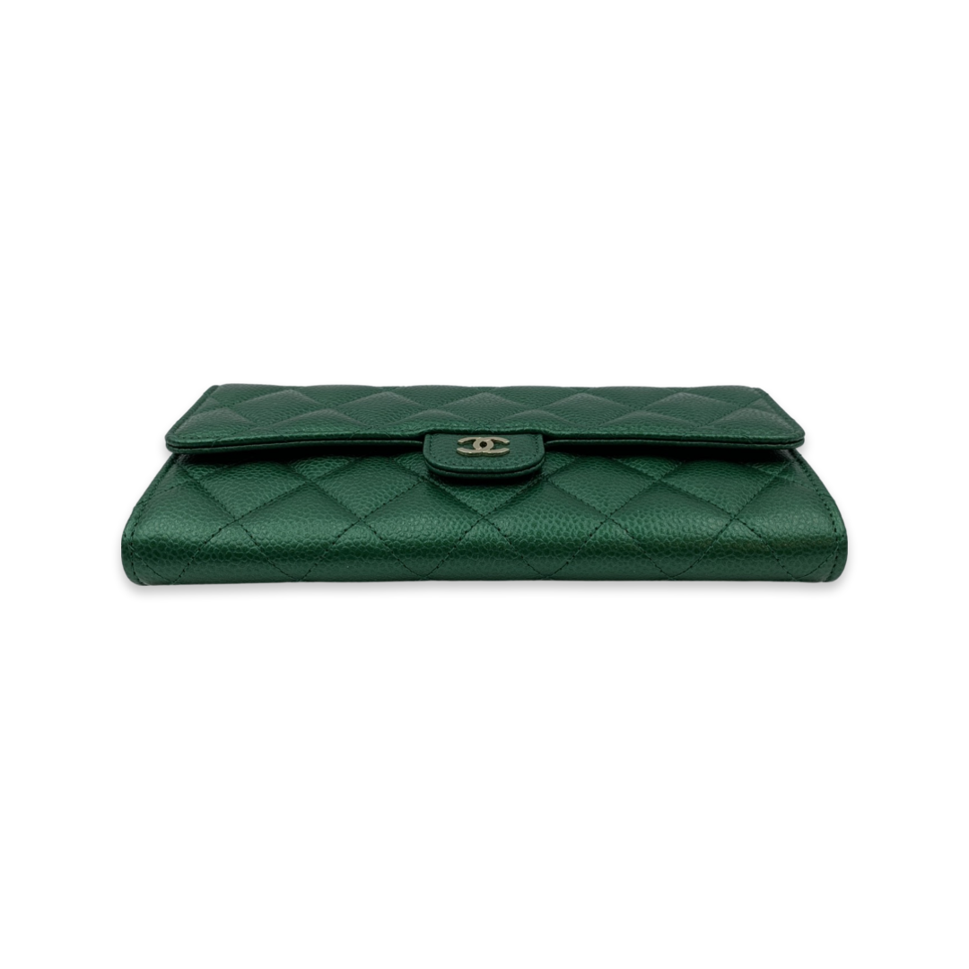 Chanel Wallet 18S Emerald Green