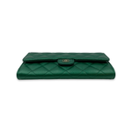 Load image into Gallery viewer, Chanel Wallet 18S Emerald Green
