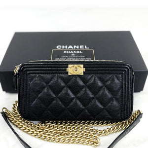 Chanel LeBoy Clutch on Chain