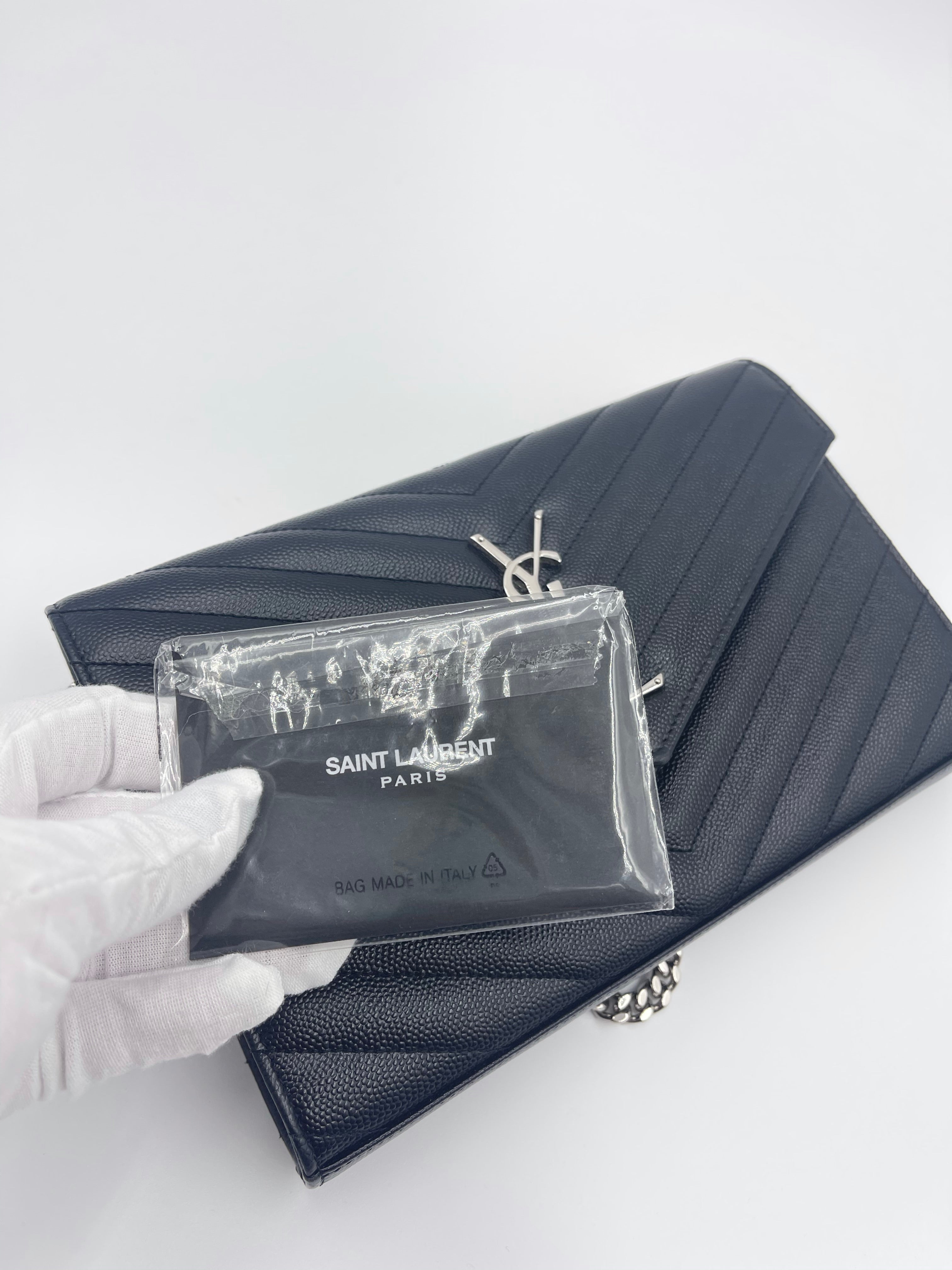 Saint Laurent Envelope Wallet on Chain