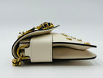 Charger l&#39;image dans la galerie, Gucci queen margaret bee pearl studded broadway flap bag
