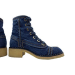 Load image into Gallery viewer, Chanel 20P Denim Boots
