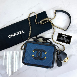 Chanel Filigree Vanity Small