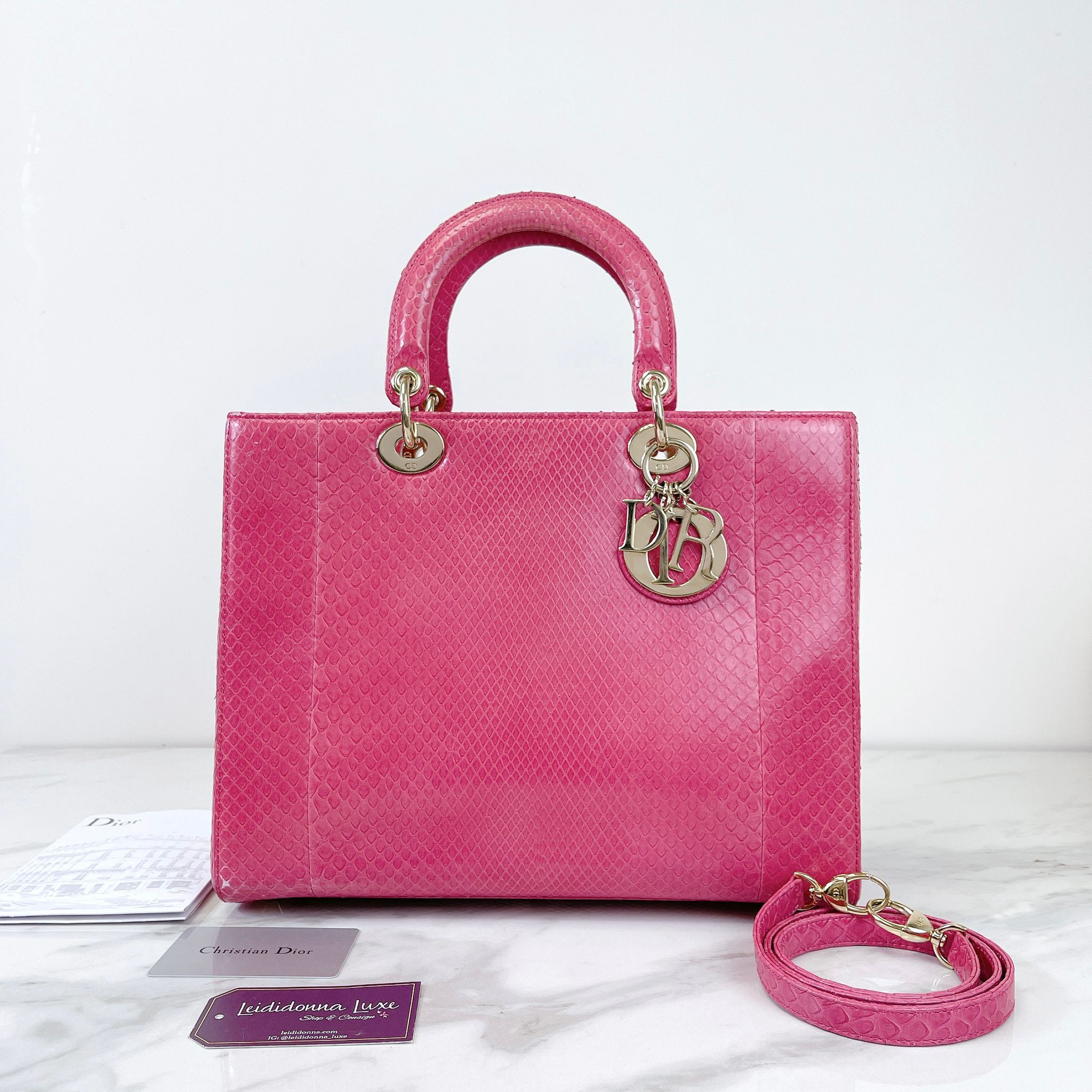 Lady dior hot sale large price