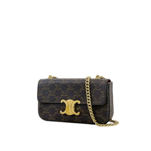 Celine Triomphe Shoulder Chain Bag