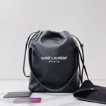 Load image into Gallery viewer, Saint Laurent Ysl Teddy Bucket Bag With Pouch
