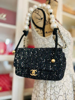 Load image into Gallery viewer, Chanel Sand by the Sea Large Pearl Handle Flap
