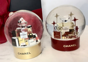 Chanel Holiday Snow Globes