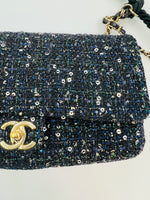 Load image into Gallery viewer, Chanel Sand by the Sea Large Pearl Handle Flap
