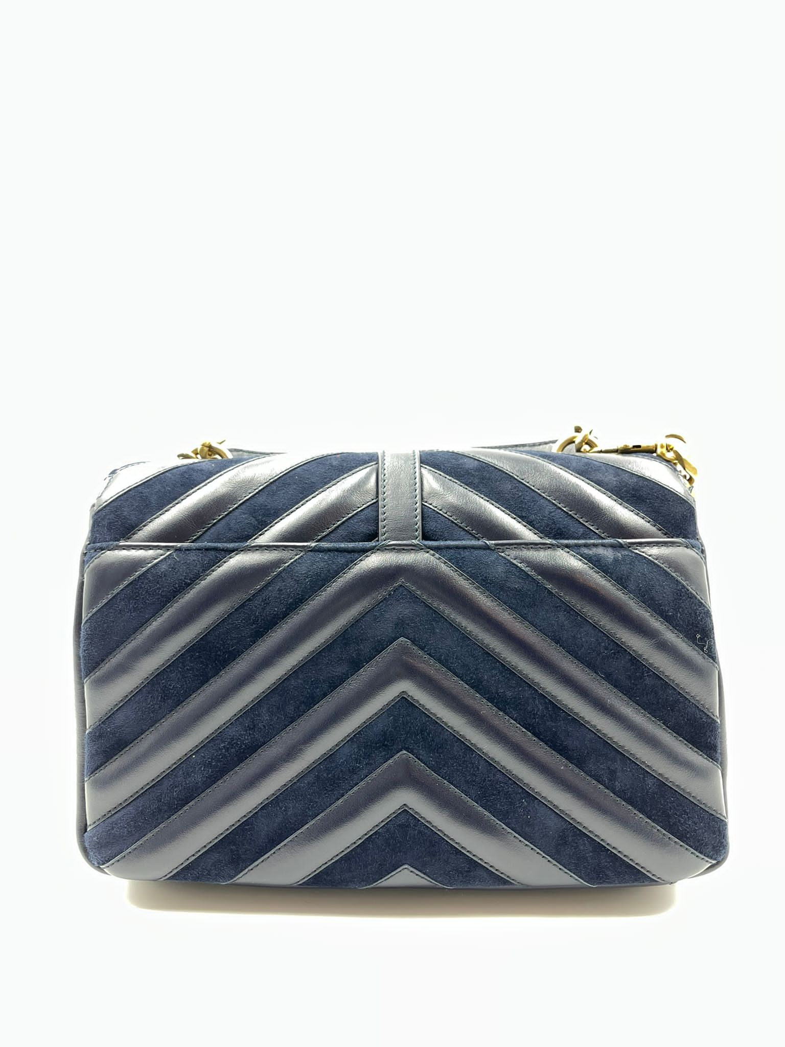 SAINT LAURENT College Mixed Chevron 中号