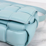 Load image into Gallery viewer, Bottega Veneta Padded Casette Sky Blue Supple Lambskin, Silver-tone Hardware
