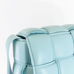 Load image into Gallery viewer, Bottega Veneta Padded Casette Sky Blue Supple Lambskin, Silver-tone Hardware
