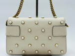 Load image into Gallery viewer, Gucci queen margaret bee pearl studded broadway flap bag
