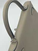 Charger l&#39;image dans la galerie, Hermes Kelly 32 Retourne Gris Tortourelle Togo Palladium Hardware
