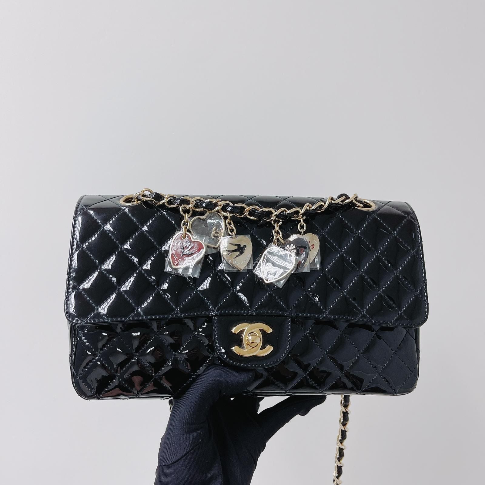 Chanel Valentine Charms Medium Flap