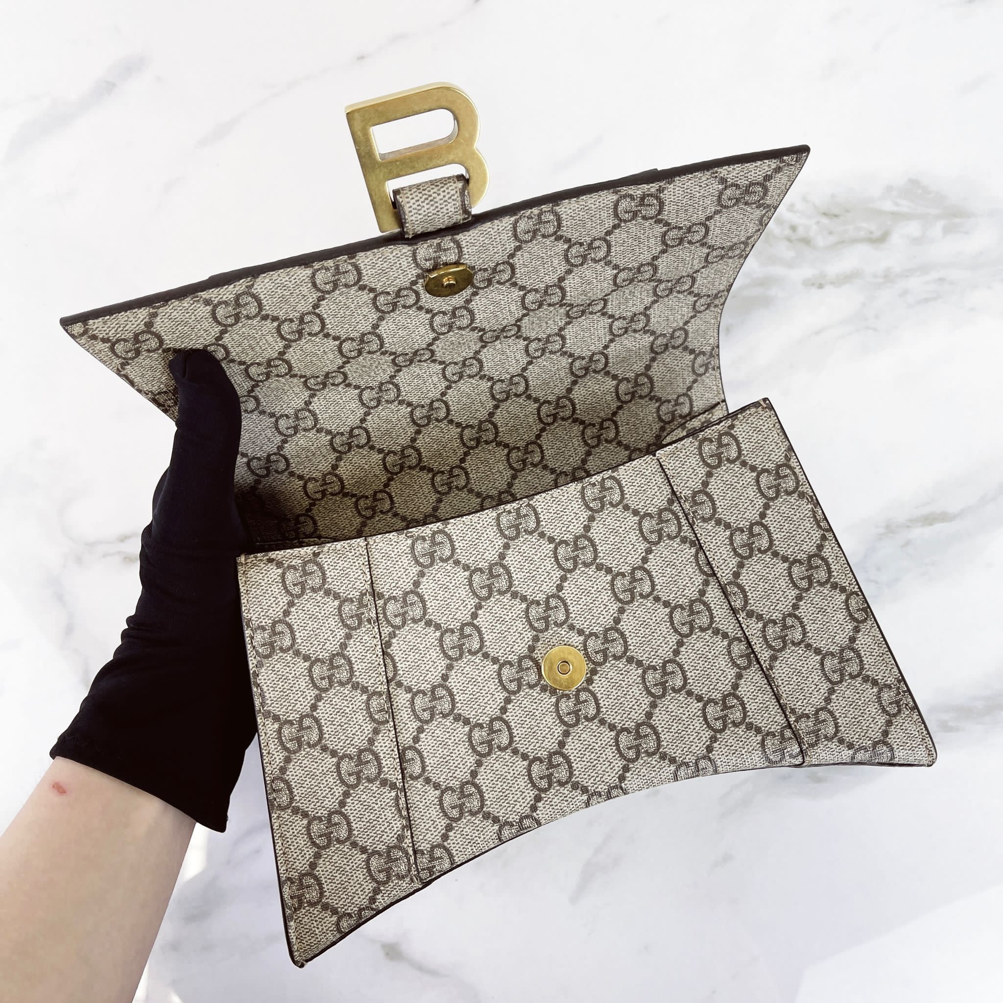 Gucci X Balenciaga Hacker Project Hourglass Bag