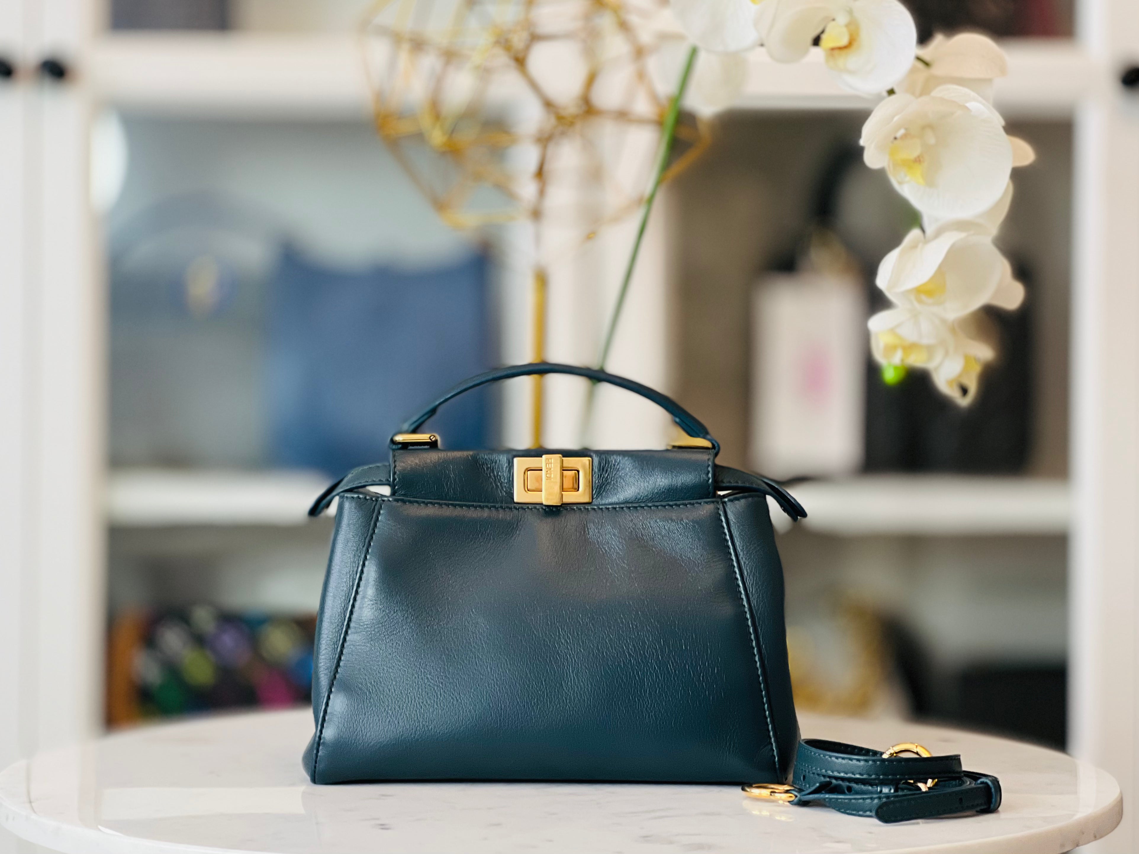 Fendi Peekaboo Mini Elegant LeidiDonna Luxe Inc LeidiDonna Luxe Inc