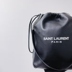 Load image into Gallery viewer, Saint Laurent Ysl Teddy Bucket Bag With Pouch
